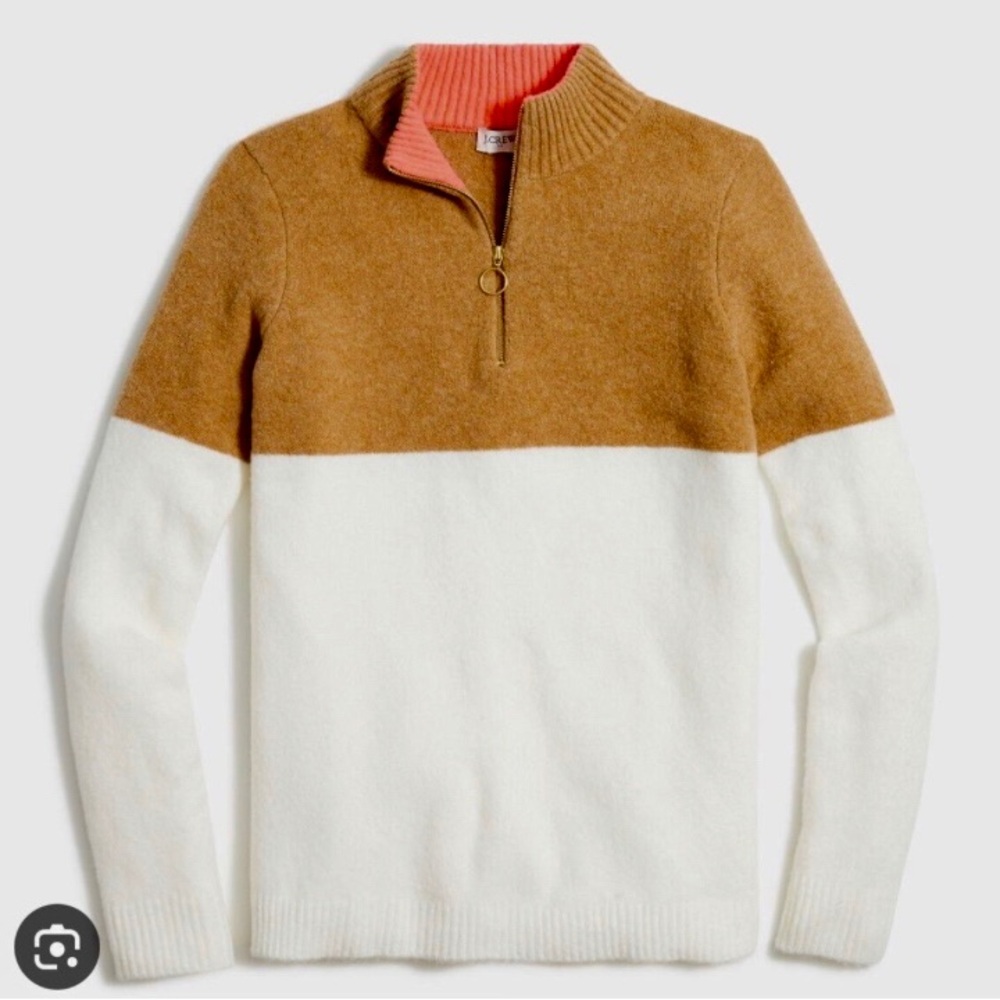 JCrew color block sweater